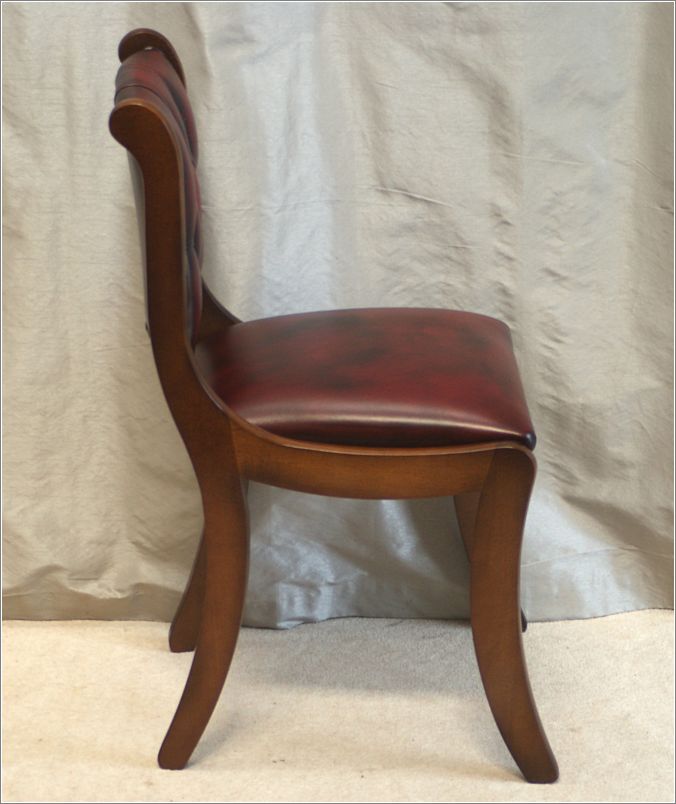 9013 Regency Desk Chair in Red (2)